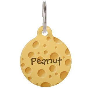 Swiss Cheese Pattern Pet ID Tag
