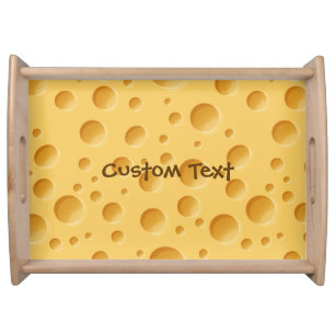 Swiss Cheese Pattern Serving Tray