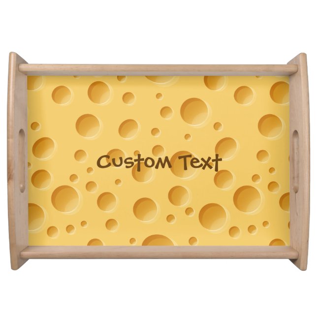 Swiss Cheese Pattern Serving Tray (Front)