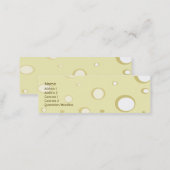 Swiss Cheese - Skinny Mini Business Card (Front/Back)