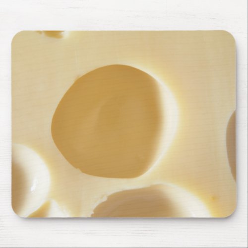 SWISS CHEESE SURFACE TEXTURE CREAM  CIRCLES HOLES MOUSE PAD