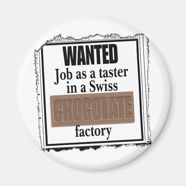 Swiss Chocolate Magnet (Front)