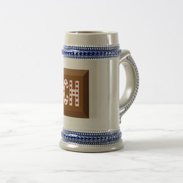 SWISS CHOPE CHOCOLAT BONBONS BEER STEIN (Front Right)
