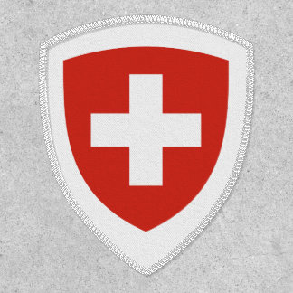 Swiss Coat of Arms, Flag of Switzerland Patch