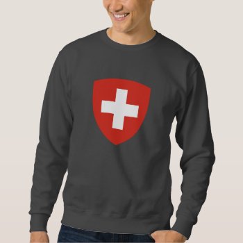 Swiss Coat Of Arms Sweatshirt by maxiharmony at Zazzle