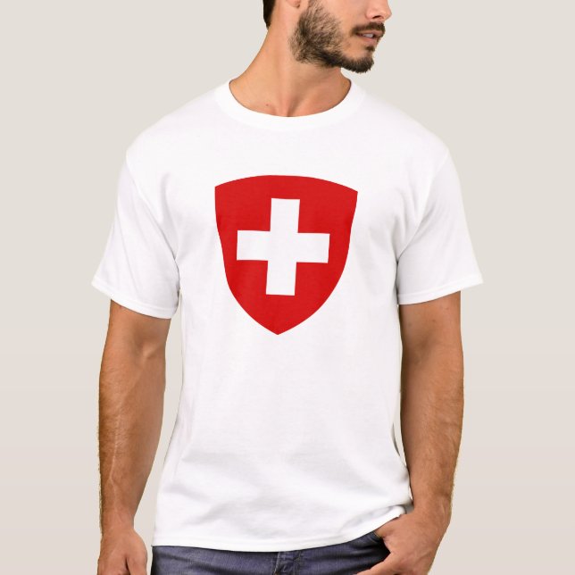 Swiss coat of arms - Swiss Souvenir T-Shirt (Front)