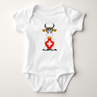 Swiss Cow Baby Bodysuit