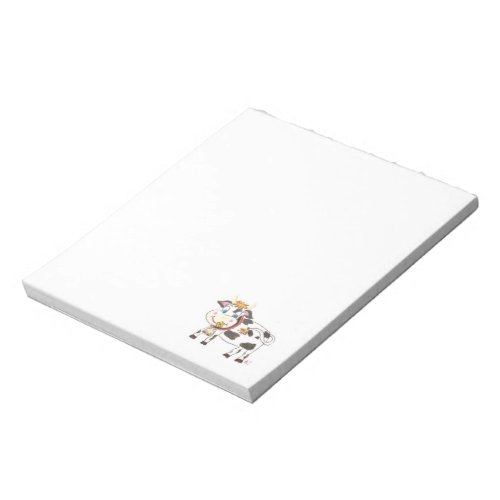 Swiss cow notepad