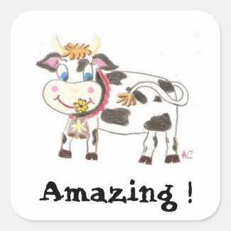 Swiss cow reward stickers