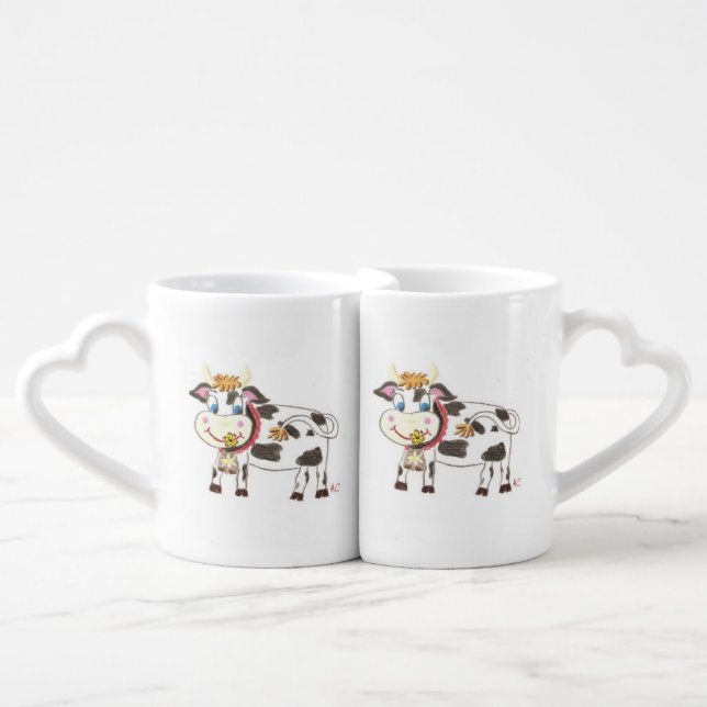 Swiss cows Lovers' mugs (Front Nesting)