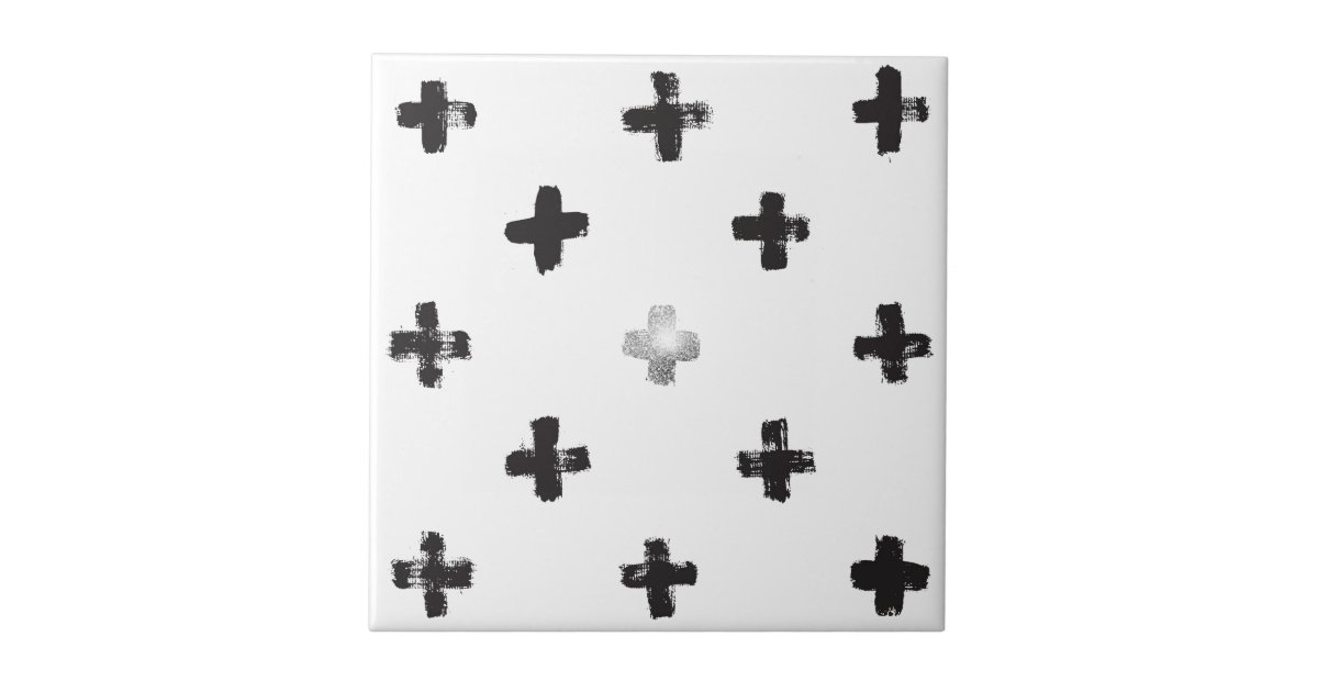 Swiss Cross Pattern Tile Zazzle