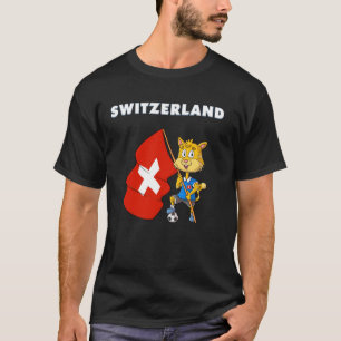 Swiss Domestic Cat Switzerland Fan T-Shirt