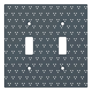 Swiss Dot (dark teal) Light Switch Cover