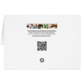 Swiss Edelweiss Flowers Card (Back Horizontal)