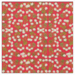 Swiss Edelweiss Mountain Flowers Fabric