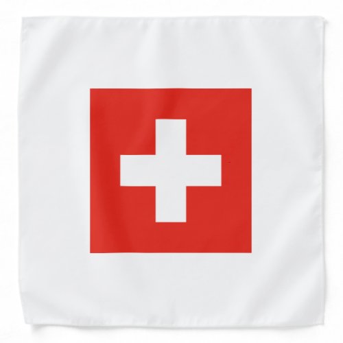 Swiss Flag Bandana