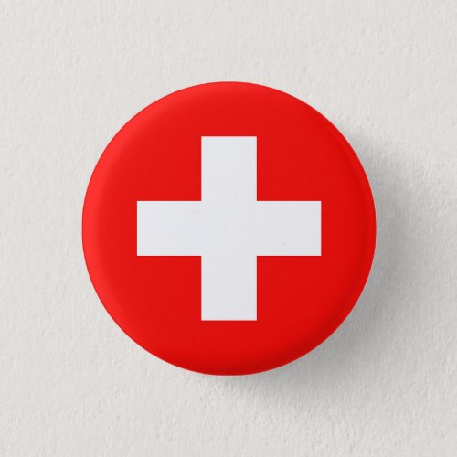 Swiss flag button