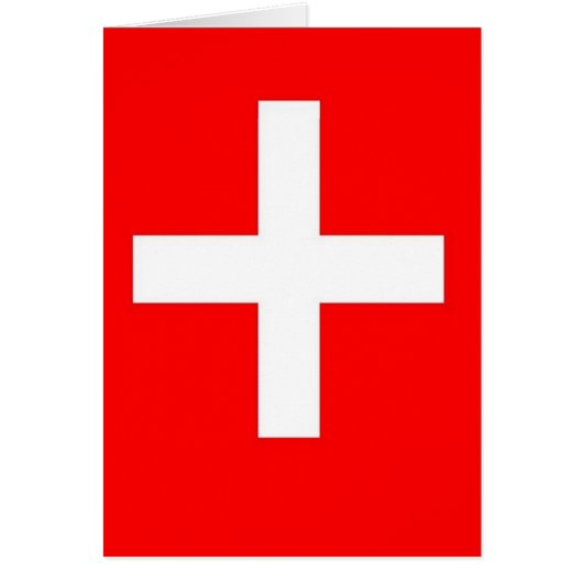 Swiss Flag Cards (Front)