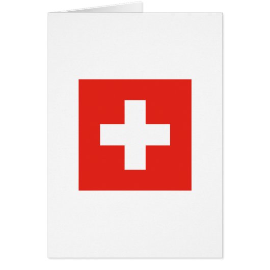 Swiss Flag Cards (Front)