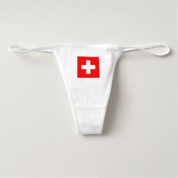 "swiss" Flag Design Panties For Women by yackerscreations at Zazzle