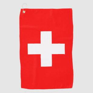 Swiss Flag & golf Switzerland /sports Zurich Golf Towel