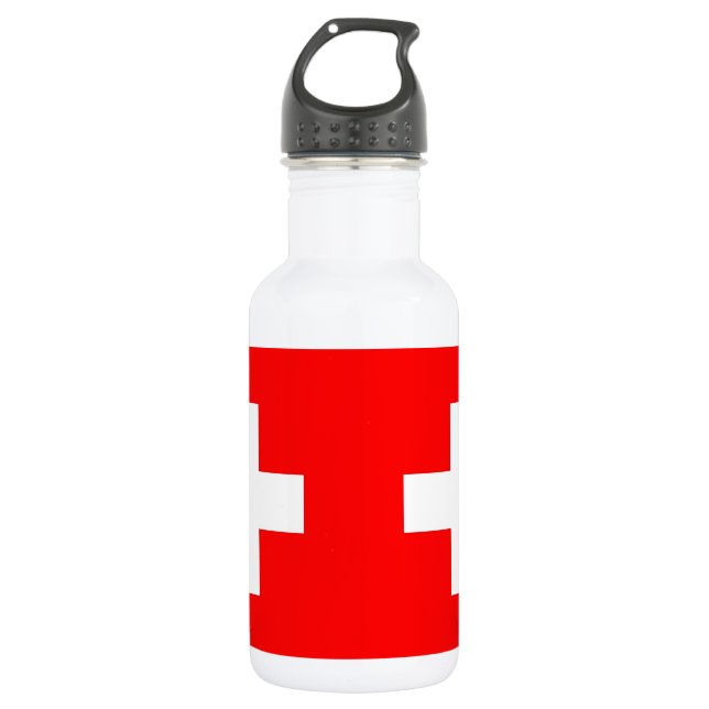Swiss Flag Liberty Bottle (Front)