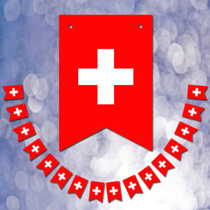 Swiss Flag & Party Switzerland Banners / Weddings