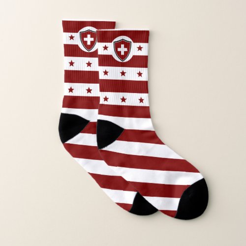 Swiss flag    socks