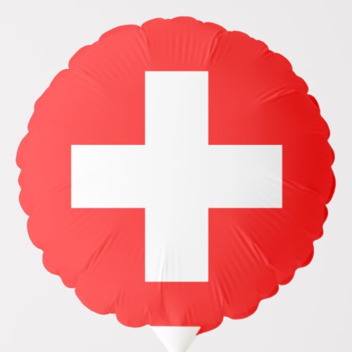 Swiss Flag Switzerland Balloon