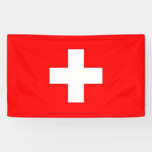Swiss Flag Switzerland Banner