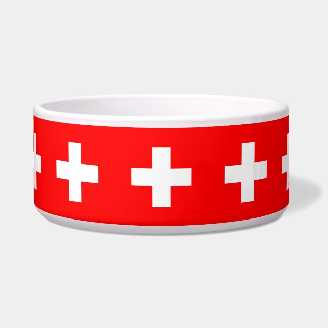 Swiss Flag (Switzerland) Bowl (Front)