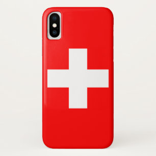 Swiss Flag (Switzerland) iPhone X Case