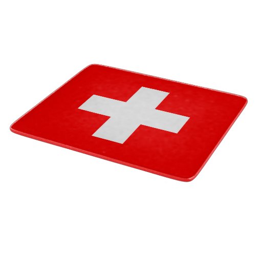 Swiss Flag Switzerland Cutting Board