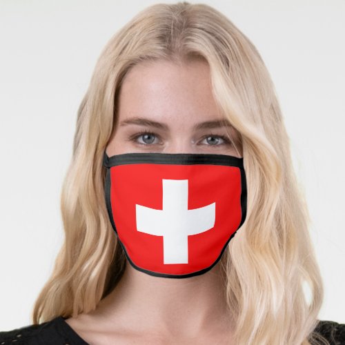Swiss Flag Switzerland Face Mask