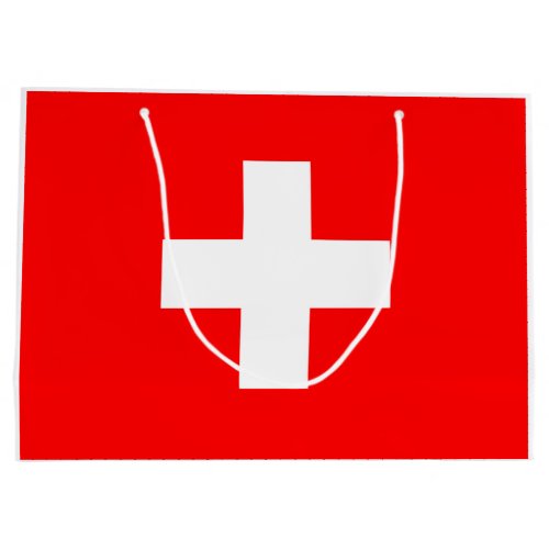 Swiss Flag Switzerland Large Gift Bag