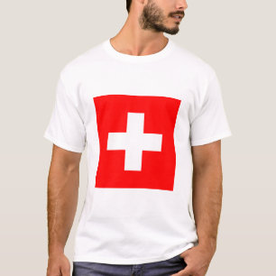 Swiss Flag (Switzerland) T-Shirt