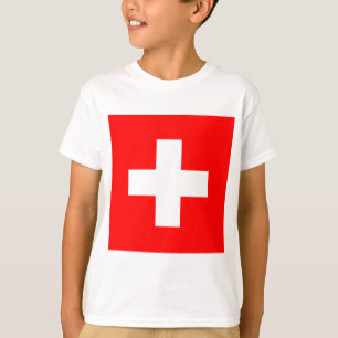 Swiss Flag (Switzerland) T-Shirt