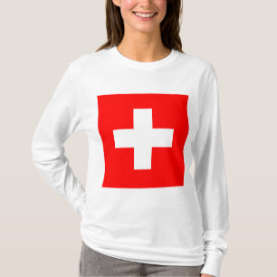 Swiss Flag (Switzerland) T-Shirt
