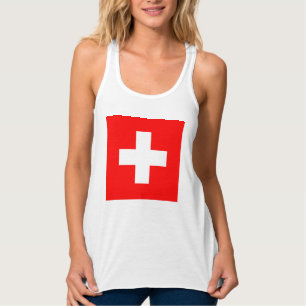 Swiss Flag (Switzerland) Tank Top