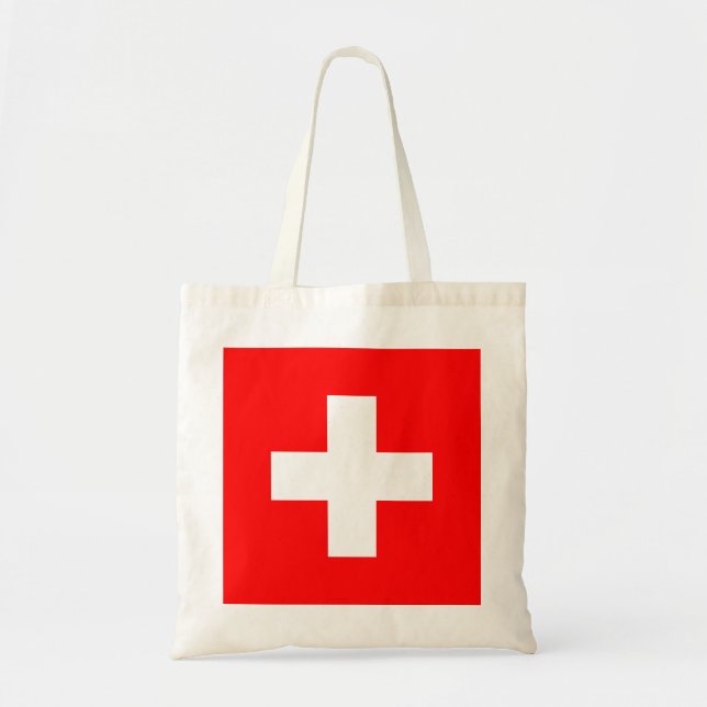 Swiss Flag (Switzerland) Tote Bag (Front)