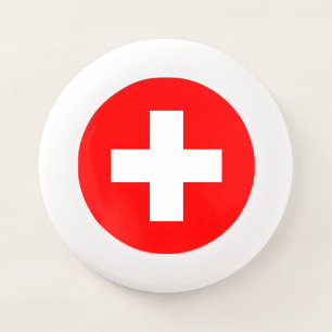 Swiss Flag (Switzerland) Wham-O Frisbee