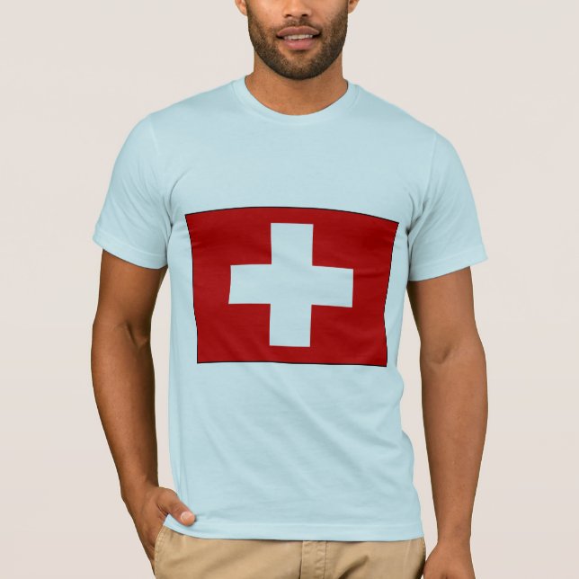 Swiss Flag T-shirts and Gifts (Front)