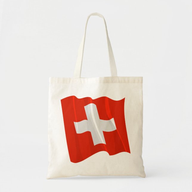 Swiss Flag Tote Bag (Front)