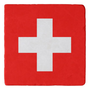 Swiss flag trivet