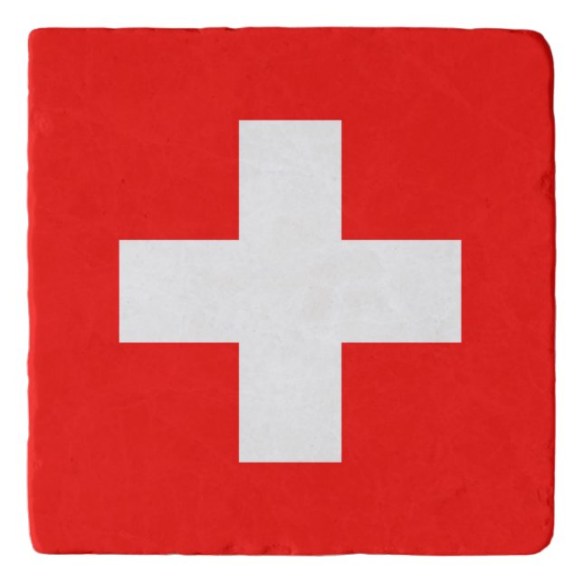 Swiss flag trivet (Front)
