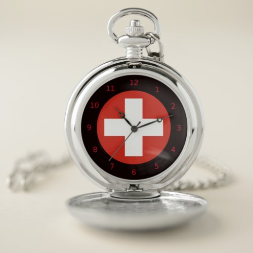 Swiss flag Watch