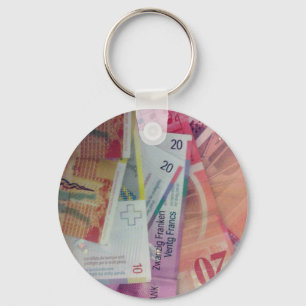 Swiss franks keychain