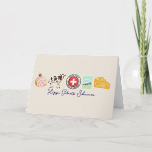 Swiss German Happy Birthday, Häppi Geburri Karte Card