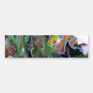 Swiss Graffiti Bumper Sticker