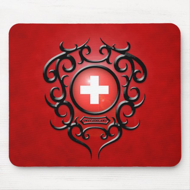 Swiss Iron Tribal Mouse Pad (Front)